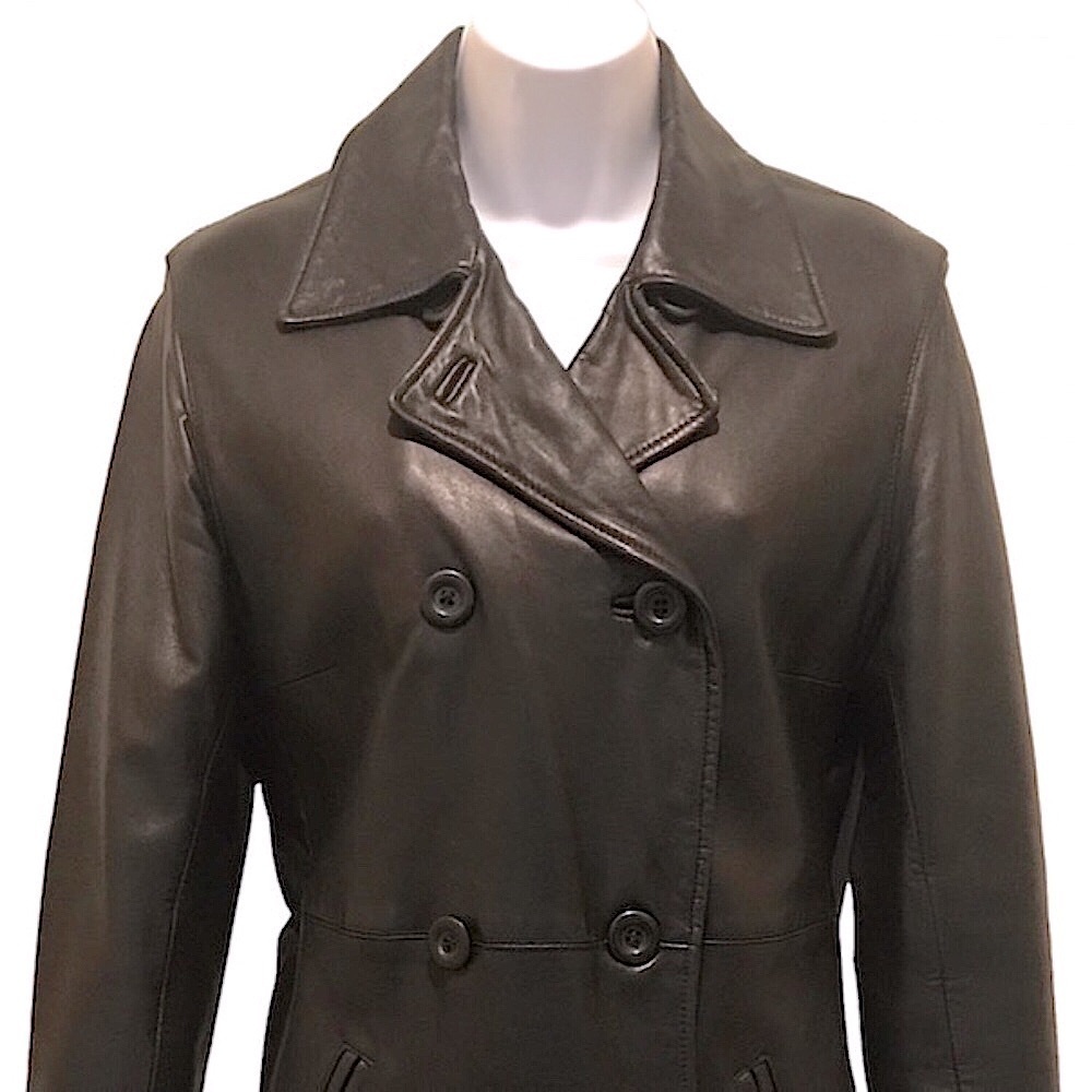 *Yummy Buttery Soft Lambskin Leather Jacket, Runs Bigger-Women's SZ XS, Black - Picture 1 of 10